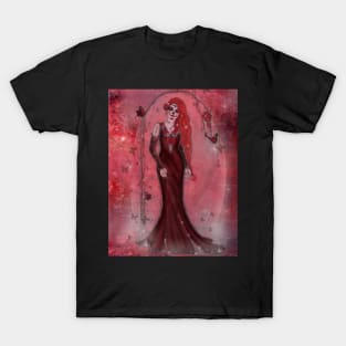 Lost loves day of the dead art by Renee Lavoie T-Shirt